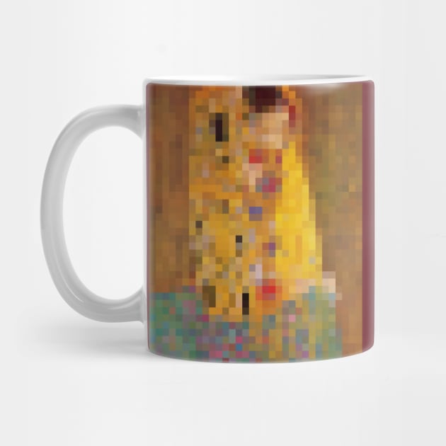 Klimt The Kiss - Pixel Art by shamila